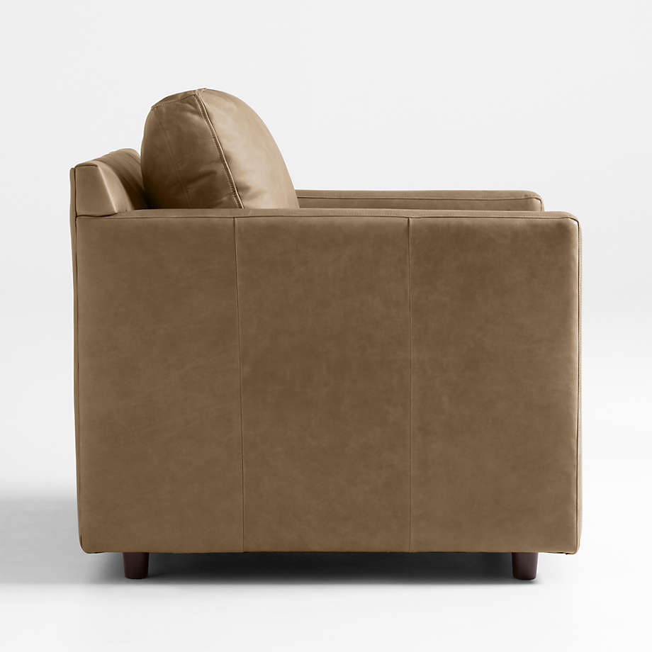 Fusion Armchair, Brown PU Leather