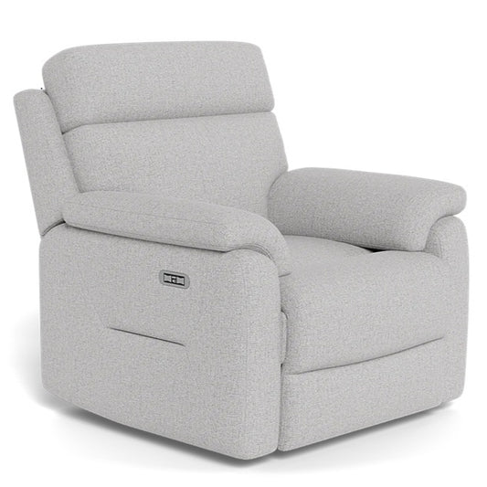 Viola Fabric Armchair With Electric Recliner & Headrest