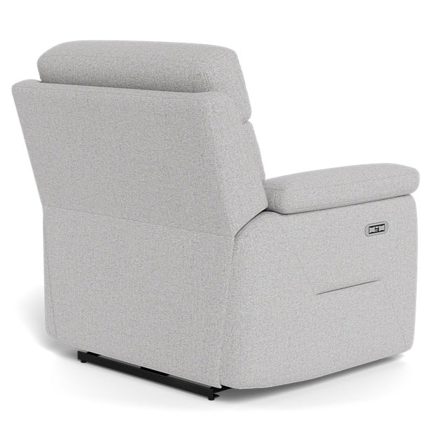 Viola Fabric Armchair With Electric Recliner & Headrest
