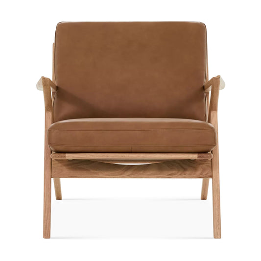 Aero Armchair, Brown PU Leather