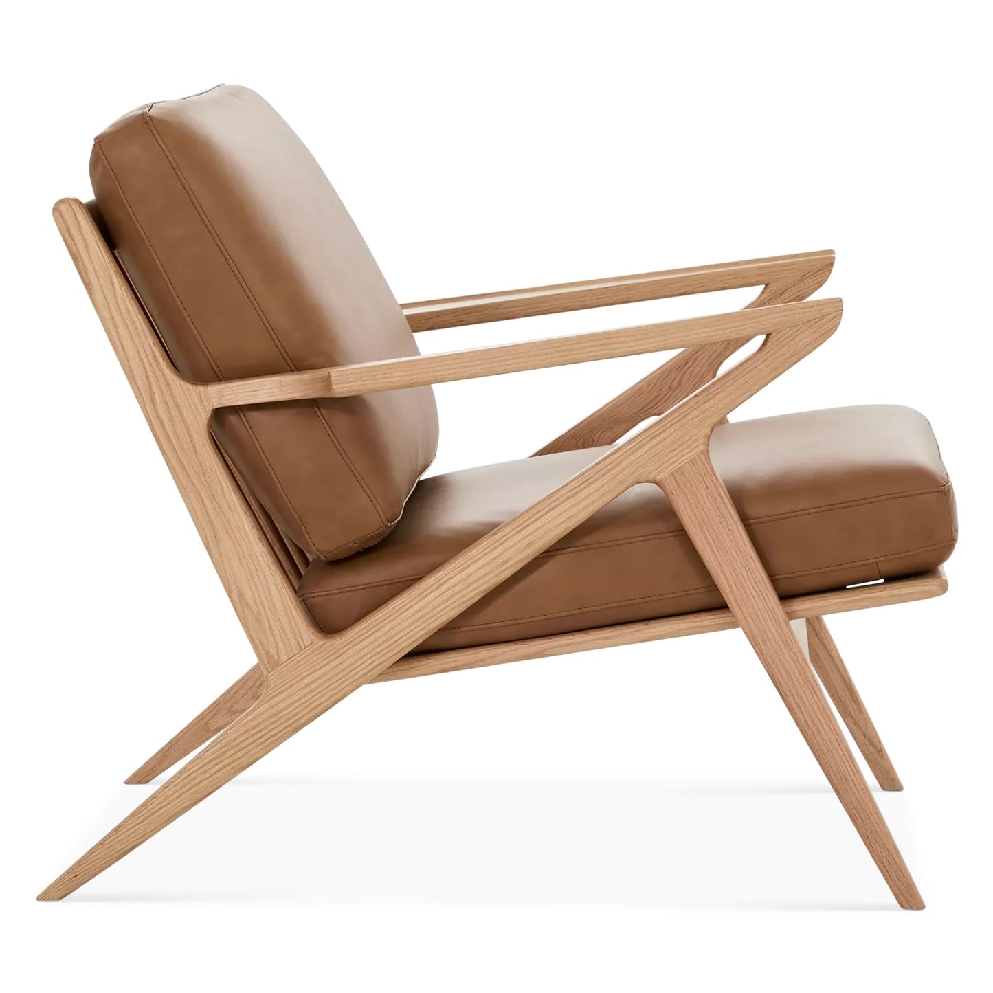 Aero Armchair, Brown PU Leather