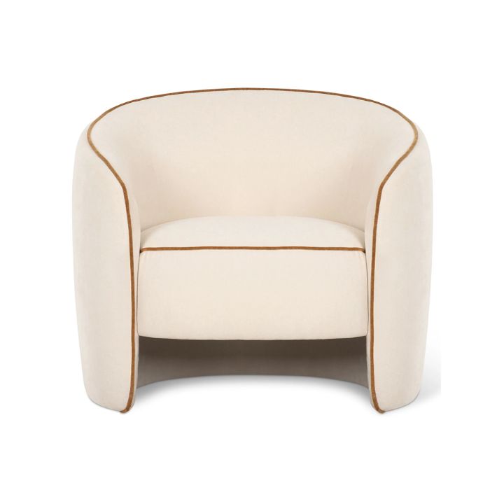 Velora Lounge Chair, Beige