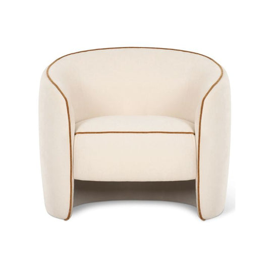 Velora Lounge Chair, Beige