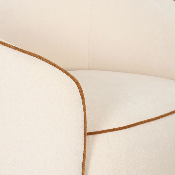 Velora Lounge Chair, Beige