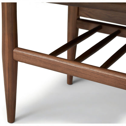 Aurora Oval Coffee Table, Walnut