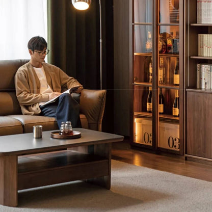 Arco Coffee Table, Walnut