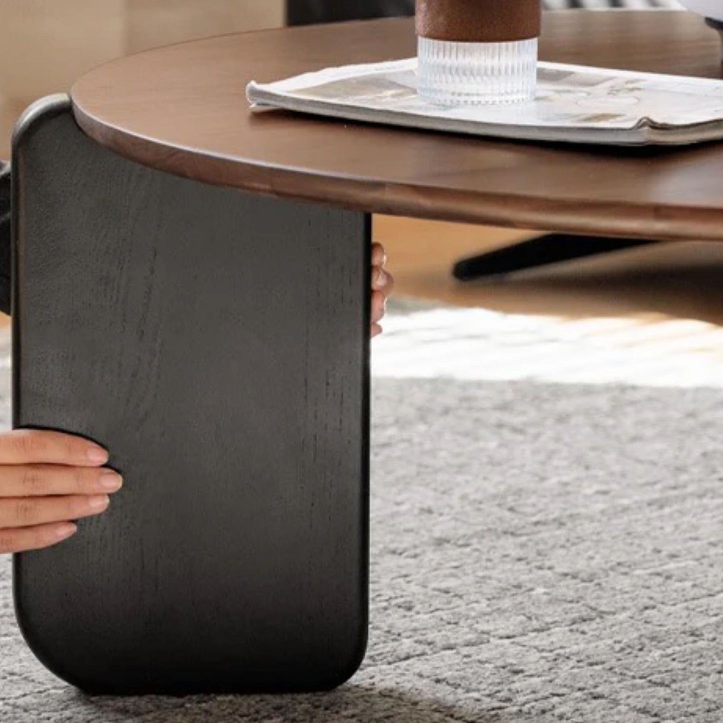 Muse Coffee Table, Black