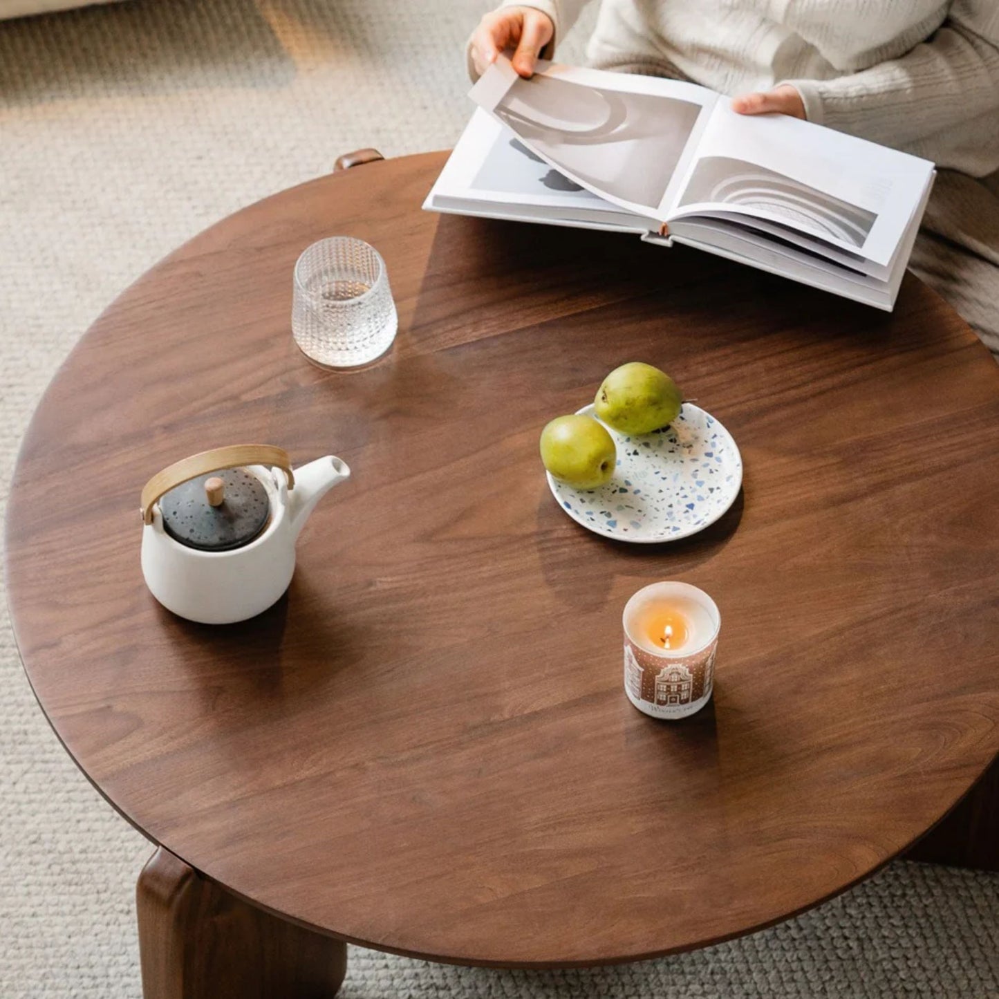 Muse Coffee Table, Walnut