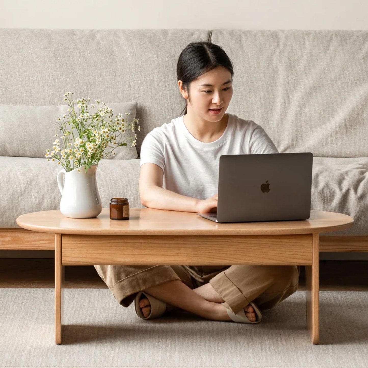 Drift Coffee Table, Oak