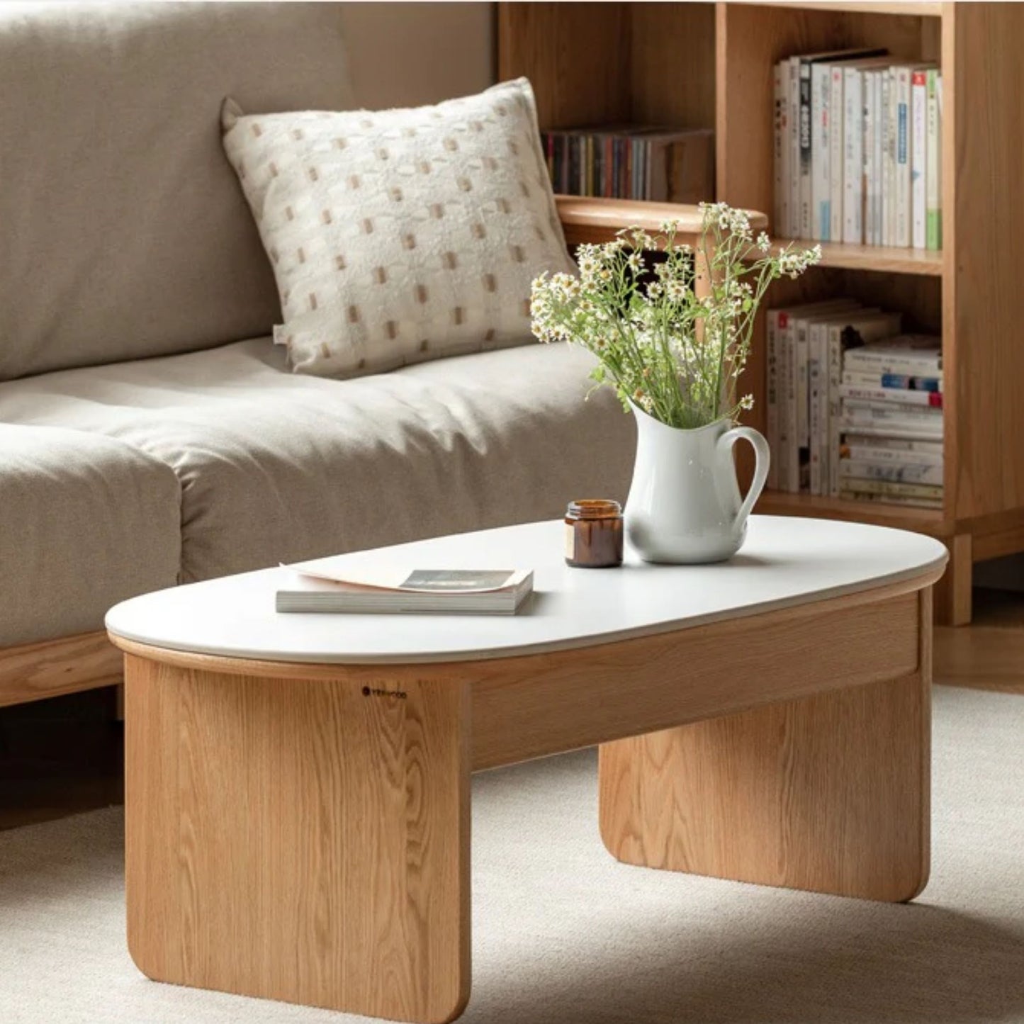 Drift Coffee Table, White