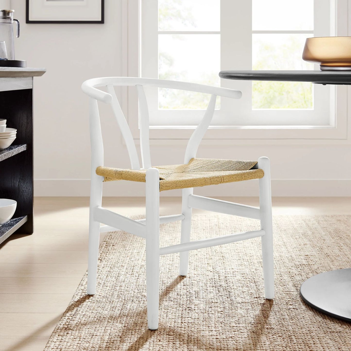 Wishbone Dining Chair, White