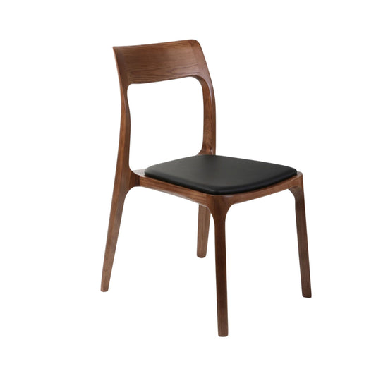 H Dining Chair, Walnut