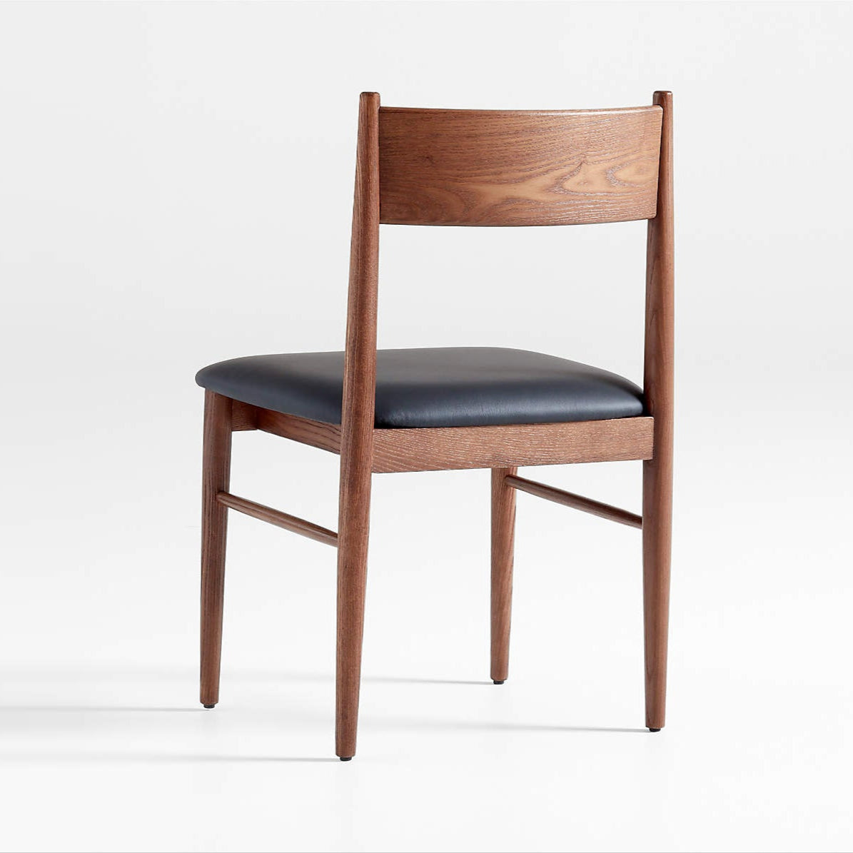Barley Dining Chair, Black PU Leather