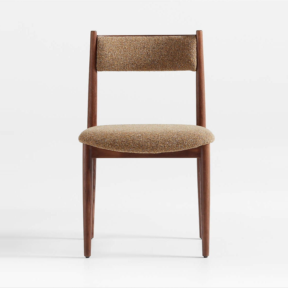 Barley Dining Chair, Mustard Boucle