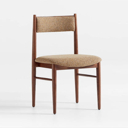 Barley Dining Chair, Mustard Boucle