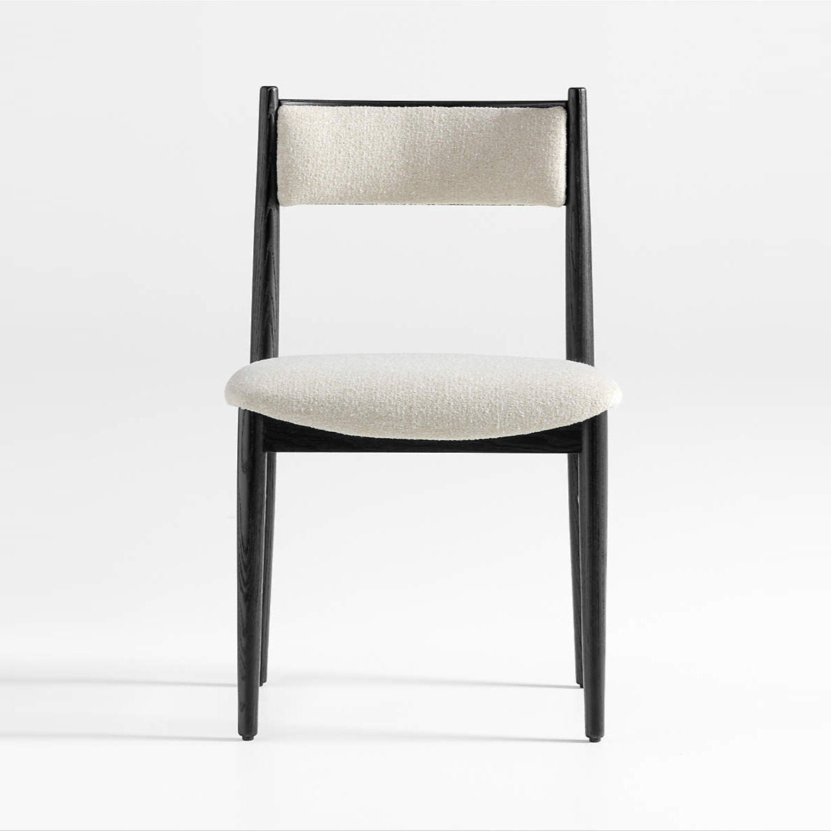 Barley Dining Chair, Black with Ivory Seat