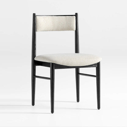 Barley Dining Chair, Black with Ivory Seat