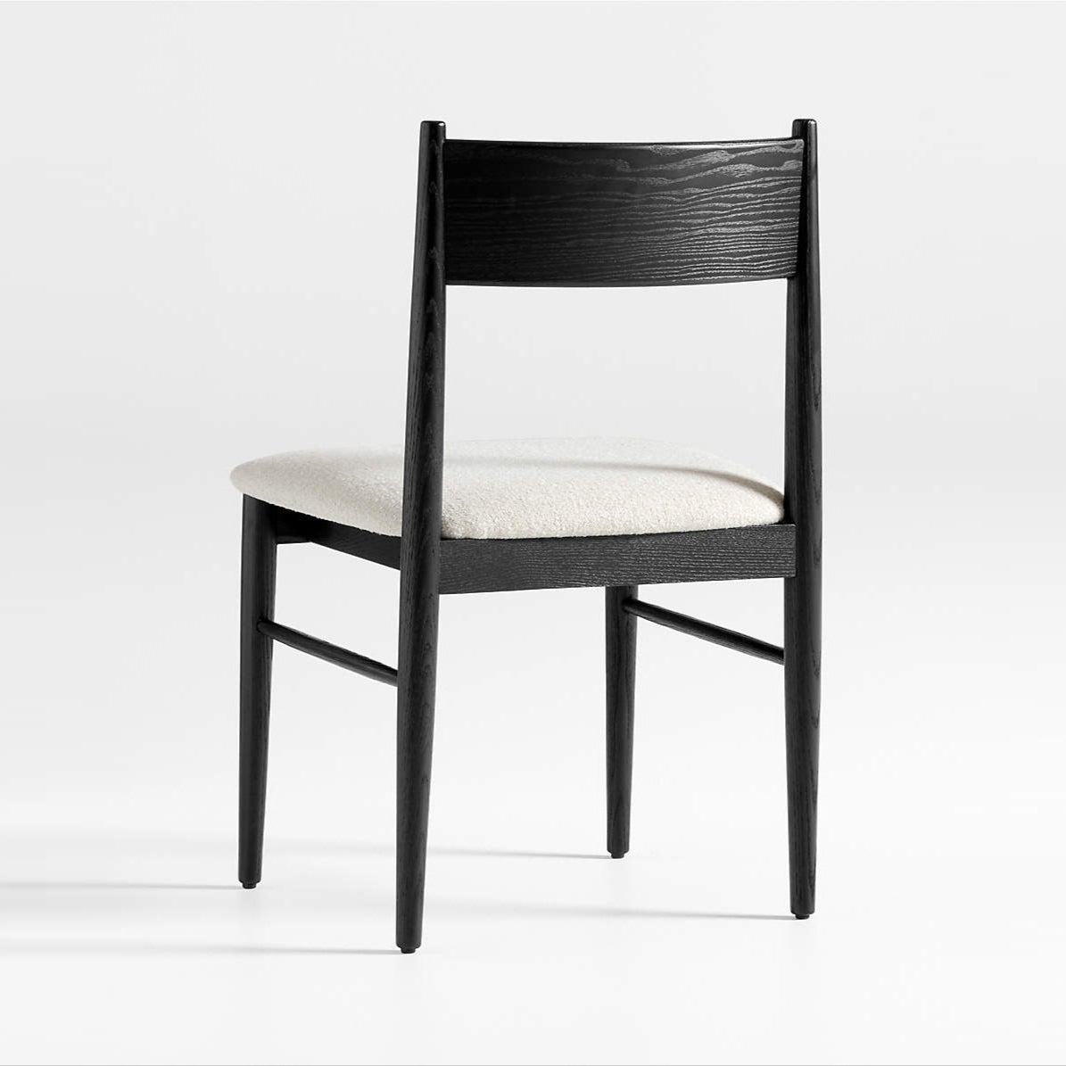 Barley Dining Chair, Black with Ivory Seat