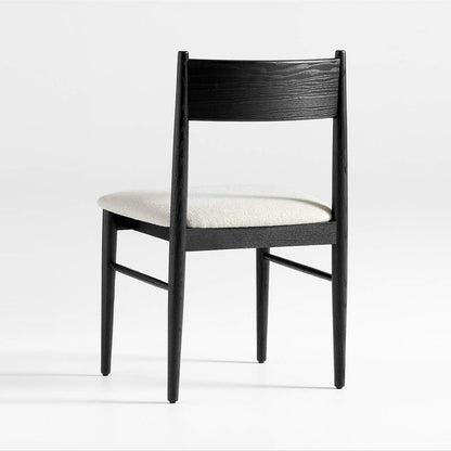 Barley Dining Chair, Black with Ivory Seat