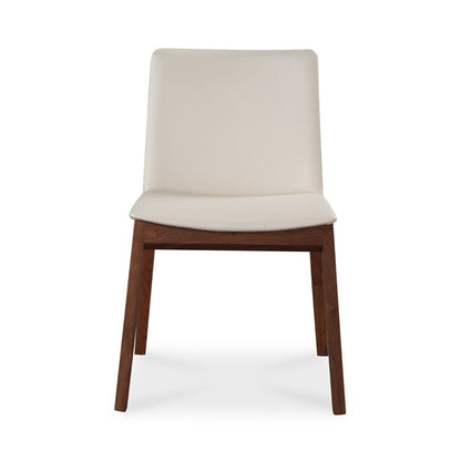 Dino Dining Chair, White PU Leather