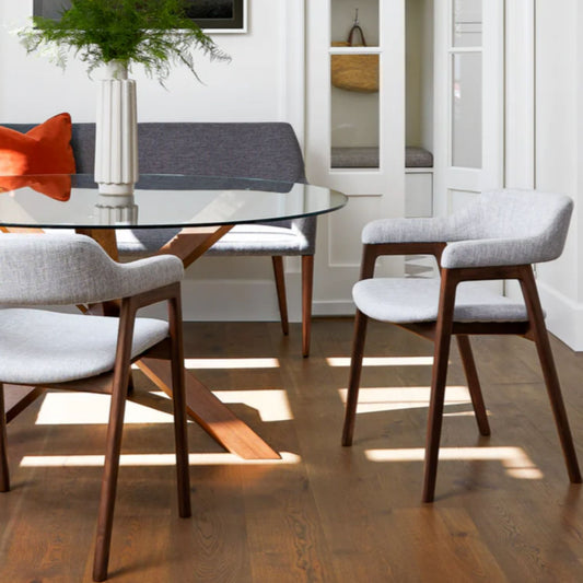 Atlas Dining Chair, Light Gray