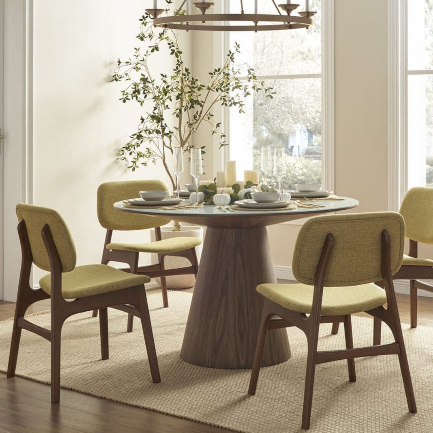 Charlie Dining Chair, Meadow Yellow