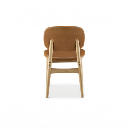 Cooper Dining Chair, Tan, PU Leather