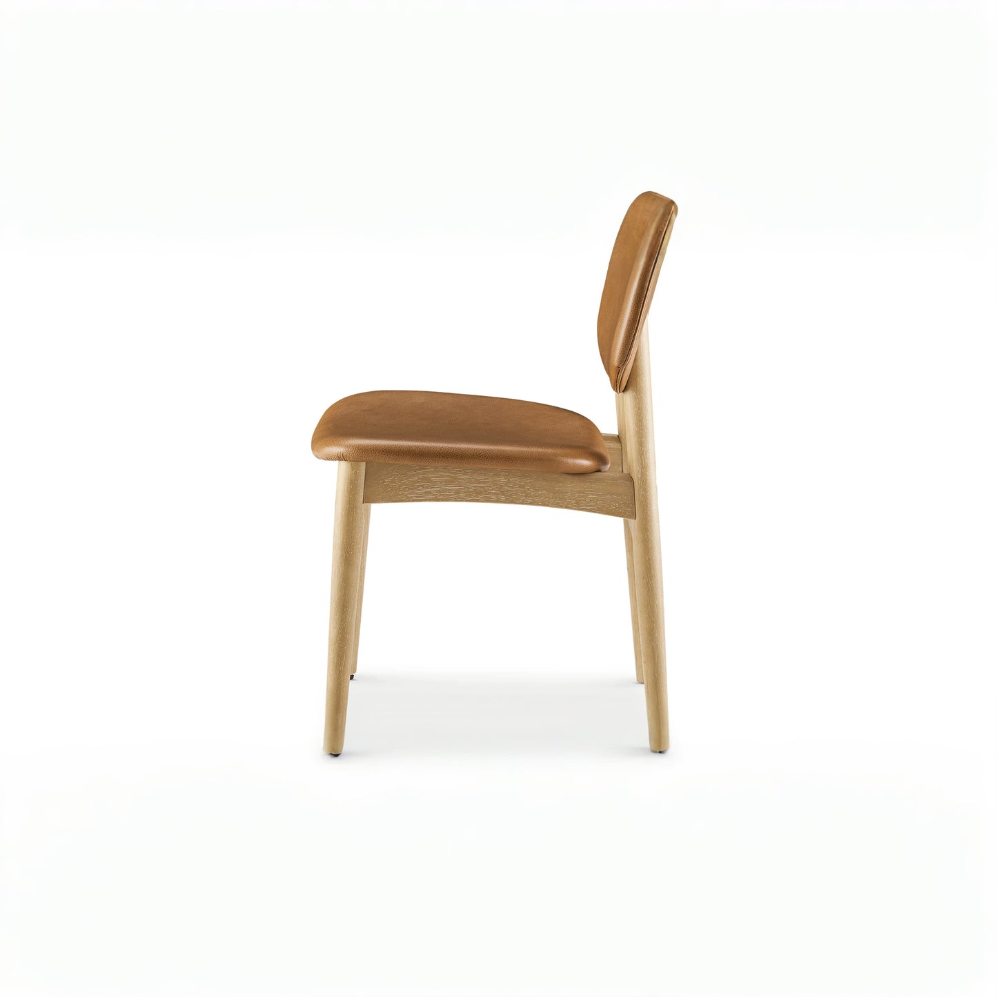Cooper Dining Chair, Tan, PU Leather