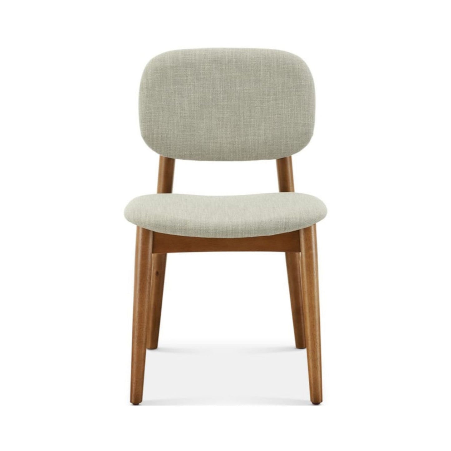 Cooper Dining Chair, Walnut Stain, Ivory