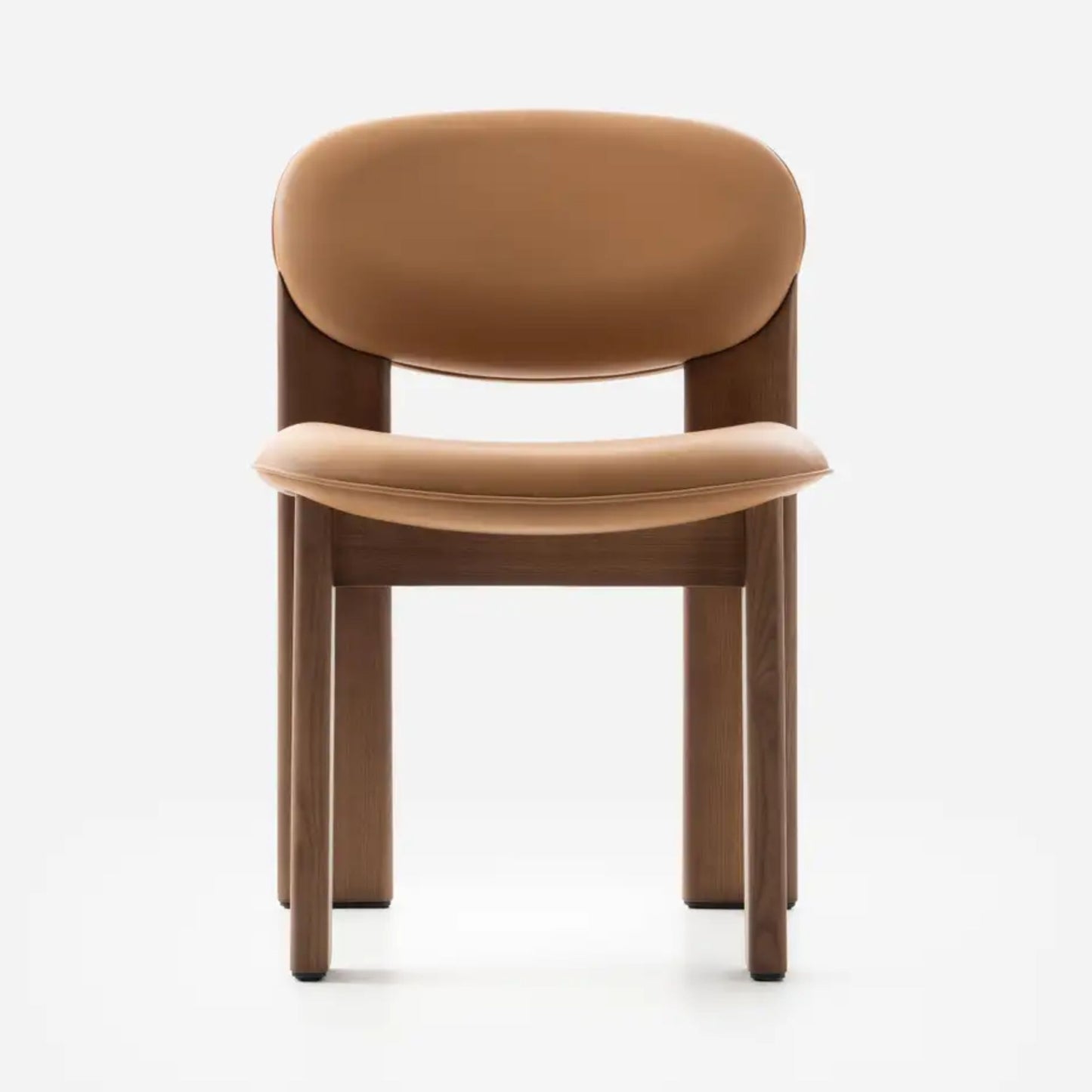 Aura Leather Dining Chair, Tan
