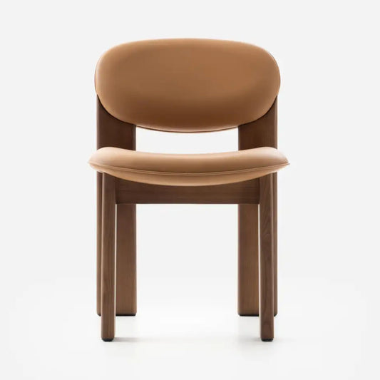 Aura Leather Dining Chair, Tan