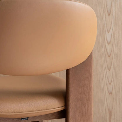 Aura Leather Dining Chair, Tan