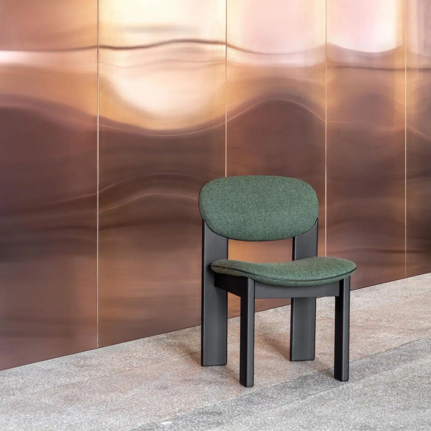 Aura Fabric Dining Chair, Green