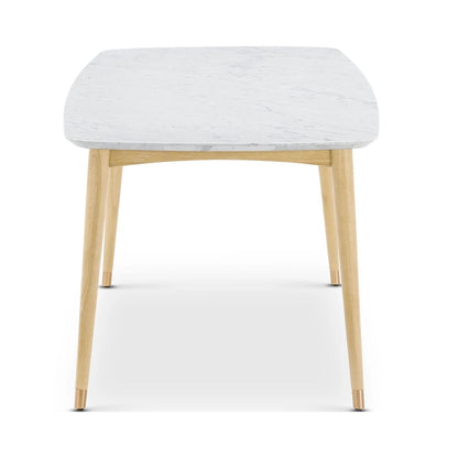 Cooper Marble Dining Table, Natural