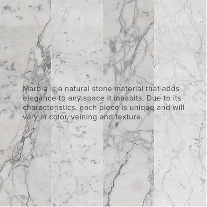 Cooper Marble Dining Table, Natural