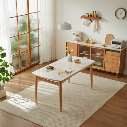 Reannon Dining Table, Natural
