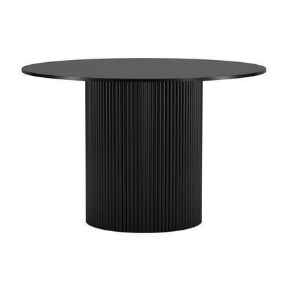 Rocco 46'' Pedestal Dining Table, Black