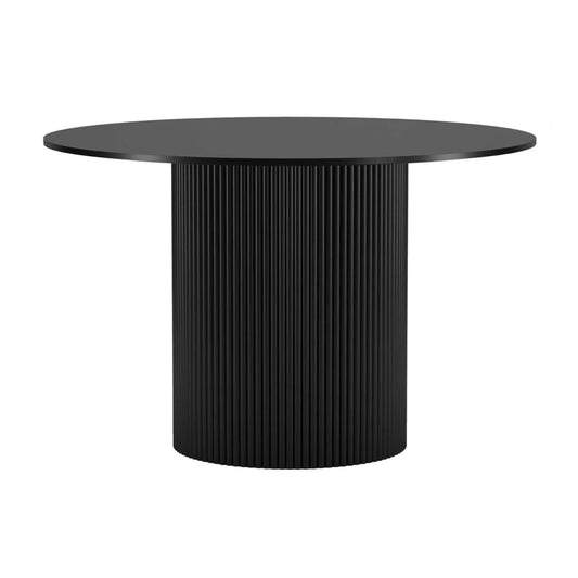 Rocco 46'' Pedestal Dining Table, Black