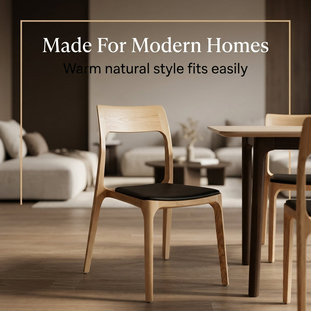 H Dining Chair, Natural