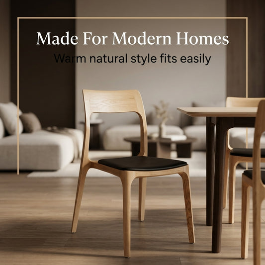 H Dining Chair, Natural